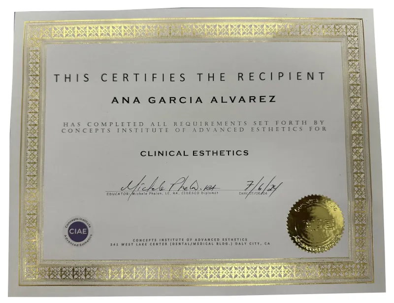 Concepts Certificate